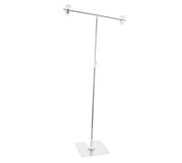 DECHOUS 2 Piezas Pequeño Soporte De Fondo Soporte De Pared para Telón De Fondo De Fotografía Toile Mini Kit De para Telón De o Caballete Departamento Acero Inoxidable