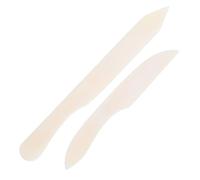 DECHOUS 2 Piezas Plegadora de Hueso Natural para Manualidades Herramienta para Doblar y Marcar Papel Origami 180 MM Color Blanco Adecuado para Encuadernación y Scrapbooking