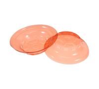 DECHOUS 2 Tapas Protectoras para Detector de Humo de Abs Naranja, Reduce Falsas Alarmas y Es Reutilizable, Adecuado para Oficinas y Centros Comerciales