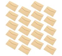 DECHOUS 20 Piezas Sobres Pequeños de Papel Kraft Clásicos y Elegantes, Fáciles de Usar y Sellar, Ideales para Tarjetas y Regalos en Shower o Save The Date