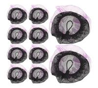 DECHOUS 20piezas Redecillas para Moños de Ballet Redes Pelo de Ballet para Niñas Borde Elástico para Bailarinas Clases o Bodas