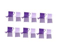 DECHOUS 24 Piezas Bolsita de Lavanda Pack Forma de Bolsita Bolsa de Organza Cordón Bolsa de Malla Coche el Armario Hogar Perfumada