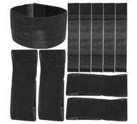 DECHOUS 25 Brazaletes Elásticos Negros Ajustables de Luto Funerario para Antebrazo, Banda Elástica 5x30 Cm, Unisex para Funerales, Policía, Fútbol y Actividades al Aire Libre