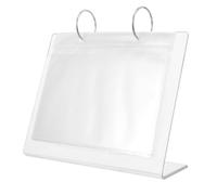 DECHOUS 2piezas Álbum De Pegatinas Para Nail Art Organizador Transparente De Stickers De Uñas Libro De Colección Para Exhibición Ranuras Para Decoraciones De Uñas Para Salones y Uso