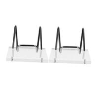 DECHOUS 2piezas Soporte De Exhibición Para Minerales y Gemas Crudas Base De Transparente Para Decoración Hogar y Oficina Organizador De Colecciones De Rocas y Corales Diseño Elegante y