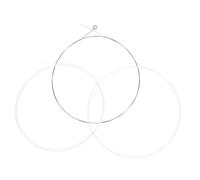 DECHOUS 3 Cuerdas de Nailon Blanco para Balalaika Tono Dulce y Transiciones Suaves para Reemplazo en Instrumentos Acústicos