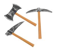 DECHOUS 3 Piezas de Herramientas de Espuma para Enano Halloween Hoz y de Juguete Ligera Accesorios para Cosplay de Carnaval Representaciones Teatrales y Decoración de Fiesta