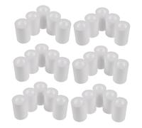 DECHOUS 30 Piezas Unidades Filtro de Repuesto para Grifo de Cocina y Baño Cartucho de Algodón Pp para Purificación de Agua Eliminación de Sedimentos y Óxido Compatible X
