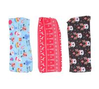 DECHOUS 3piezas Diademas Deportivas Navideñas Cintas Pelo Elásticas para Mujer para Correr Gimnasio Actividades al Aire Banda Cabeza