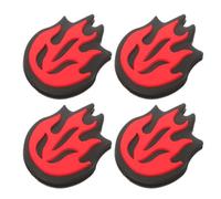 DECHOUS 4 Piezas Amortiguadores de Vibración para Raqueta de Tenis Silicona Externa con Diseño de Llama Reducen Vibraciones Mejorando Estabilidad y Control Accesorios Aplicables para