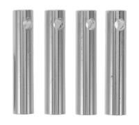 DECHOUS 4 Piezas Conector Metálico de Barra para Gabinete y Rieles, 5 Mm | Aleación de Aluminio, Color Plata, 5, 00x1, 00x1, 00cm, Conexión Segura y Ajuste