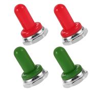 DECHOUS 4 Piezas de Tapas de Interruptor para Guitarra Eléctrica de Goma Impermeables en Varios Colores, Diseño para Ambientes Húmedos y Conciertos al Aire Libre Color Color Aleatorio