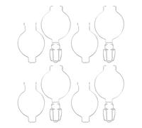 DECHOUS 4 Piezas Hebilla de Contenedor para Tarros de Cristal, Clips de Hebilla para Frascos de Vidrio, Acero Inoxidable Plata, Cierre Hermético, Fácil de Usar, para Varios Estilos