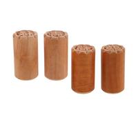 DECHOUS 4 piezas Sello de Madera para Pasteles con Grabados Tradicionales Utensilios Repostería para Galletas y Dulces para Decoración y Elaboración de Postres Festivales Culturales