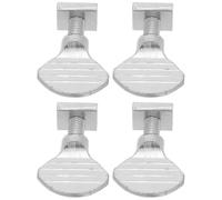DECHOUS 4 Piezas Tornillo de Acero Inoxidable Plata, Accesorio para Bastidor y Hojas, Fácil Instalación y Deslizamiento, para Taller y Carpintería