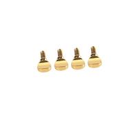DECHOUS 4 piezas Tornillos para Abrazadera de Boquilla de Saxofón y Clarinete Tornillos Repuestos Dorados para Saxo Tenor y Soprano