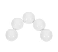 DECHOUS 5 Bolas Giratorias para Ruleta de 12 MM Cuentas Blancas para Rueda de Juego de Mesa Compatibles Ruletas de 8 a 12 Pulgadas Ideales para Juegos en Casa y Festivales