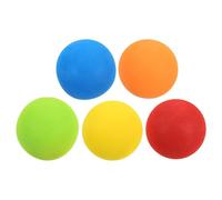 DECHOUS 5 Piezas Pelotas de Golf de Práctica EVA Suaves de Bolas de Colores Brillantes para Entrenamiento de Golf Interior y Exterior de Azul Rojo Verde Naranja Amarillo