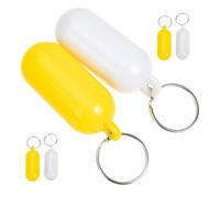 DECHOUS 6 Llaveros Flotantes para Barco Forma de Píldora, Resistentes al Desgaste, Compactos Navegación y Deportes Acuáticos en Piscina y Kayak