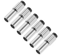 DECHOUS 6 Piezas Ajustador de Barril de Bicicleta de Carretera y Montaña, Tornillo Tensor del Cable, Aleación de Aluminio, Ajuste en Línea Indexado, para Desviador, Ciclismo