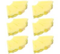 DECHOUS 6 Piezas de Rodajas de Piña Artificial Realistas de PVC, Modelo de Fruta Falsa Resistente Deformación, Adecuado para Decoración y Enseñanza Infantil