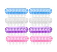 DECHOUS 8 Piezas Cuidado de Uñas Cepillo de Doble Cara y Plumero para Limpiar Polvo de Uñas Incluye Herramientas de Manicura Portátiles y Cuidado Personal