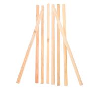 DECHOUS 8 Piezas de Varillas de Madera Beige para Montaje Resistente de Pergaminos Vintage Apariencia Elegante, Ideales para Carteles Publicitarios y Caligrafía