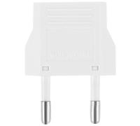 DECHOUS Adaptador para Viajes Europeo a Americano de 6a y 220v, Portátil de Cobre Blanco, Adecuado para Uso en Viajes por Europa