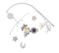 DECHOUS Adorno Musical Giratorio para Cuna de Niña Móvil Colgante sin Pilas con Campana de Viento para Dormitorio Infantil Juguete Educativo Portátil para Estimular Audición y Tacto