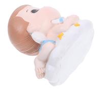 DECHOUS Adorno para Pastel de Cumpleaños Resinero Decoración para Tarta de Fiesta Ñiño Figura para Mesa y Postres Colorido y Resistente para Infantiles