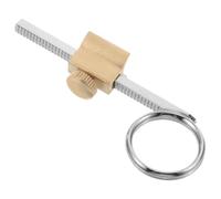 DECHOUS Anillo Metálico para Válvula de Trompeta Pequeño Accesorio Ergonómico con Tirador Deslizante para Dedos Compatible con Varios Modelos Herramienta para Práctica y Mantenimiento