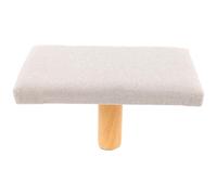 DECHOUS Banco de Meditación de Madera Seiza, Taburete con Cojín, Color Beige, Altura Adaptable, para Yoga y Oración, Mejora la Postura, Asiento de Meditación y Banco de Oración