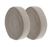 DECHOUS Banda Elástica de Nylon para Coser Ropa 20 MM Ancho 10 Metros Pack de 2 Rollos Accesorios de Costura para Puños Cinturones y Manualidades Elástico Resistente y Flexible