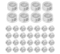 DECHOUS Base Giratoria Transparente para Manualidades 100 Piezas de Rodamientos de Bolas, Cojinete Giratorio DIY para Juguetes y Proyectos Creativos, Accesorio Pequeño para Bricolaje