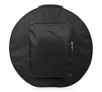 DECHOUS Bolsa para Tambor Redonda Doble Uso Mochila y Mano Bolsa Profesional de Transporte y Almacenamiento para Caja de Percusión Nylon Resistente Negra
