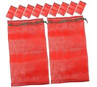 DECHOUS Bolsas Organizadoras de Malla para Cebollas y Patatas 49x27 Cm, Tejido Resistente y Transpirable, Cordón Ajustable, Reutilizables para Almacenamiento de Frutas y Verduras, Pack