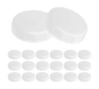 DECHOUS Botellas de Plástico Pequeñas para Terneros y Corderos, Paquete de 20 Piezas, Resistentes al Envejecimiento y Anti Derrames, Color Blanco, para Alimentar en Casa
