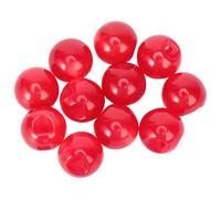 DECHOUS Botones Redondos para Cheongsam 10 MM Botón Decorativo Perlas 10 Piezas Color Rojo Intenso Adecuado para Prendas Manualidades y Costura