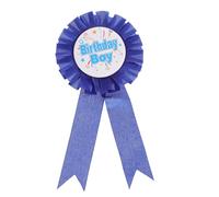 DECHOUS Broche de Cumpleaños para Azul, Pin de Insignia de Cumpleañero en Hojalata, Botón de Fiesta para Decoración de Cumpleaños Infantil, Accesorios para Suministros de Fiesta