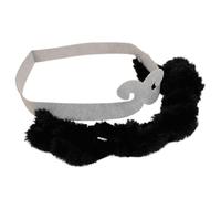 DECHOUS Cabeza de Disfraz de Sa Negro Diseño Realista y Barba Detallada, Relleno de Algodón Pp, Ajustable para Cosplay y Fiesta de Mascarada