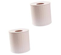 DECHOUS Caja De 2 Uds Contenedor De Pañuelos Y Toallas De Papel Redondo