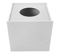 DECHOUS Caja de Rifa Multifuncional para Tickets y Donaciones Caja Almacenamiento Resistente para Sorteos Eventos y Fiestas Contenedor Blanco para Reuniones