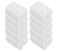 DECHOUS Caja para Guardar Insulina 3ml Ranuras Internas y Tapa Cierre Rápido, Material Plástico Transparente Adecuado para Viaje y Refrigerador