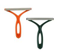 DECHOUS Cepillo Absorbente para Quitar Pelo de Gato, 2 Unidades, Pequeño y Portátil, Colores Verde Oscuro y Naranja Sucio, Herramienta de Limpieza para Ropa, Sofá, Coche y Mascotas