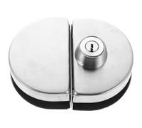 DECHOUS Cerradura de Acero Inoxidable sin Taladro de Puerta de Vidrio con Seguridad Mejorada y Diseño Moderno para Gabinetes para Oficinas y Entornos Comerciales