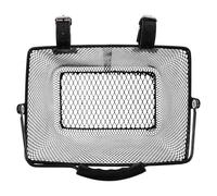 DECHOUS Cesta Delantera de Hierro para Bicicleta Infantil Negra con Asa Desmontable Cesta de Alambre Metálico Resistente para Almacenamiento en Ciclismo y Paseo Escolar