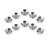 DECHOUS Clavos para Senda Táctil de Acero Inoxidable para Personas Discapacidad Visual, Alta Visibilidad y Fácil Mantenimiento, 10 Piezas para Aceras y Vías Públicas
