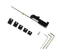 DECHOUS Clicker de Recurvo Metálico Ajustable Negro Accesorio Profesional para Tiro Competitivo Bastón de Señalización para Flechas Adecuado para Arqueros Adultos y Competición