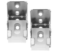 DECHOUS Clips para Persianas de Cenefa 2 Piezas Soporte Oculto para Instalación de Persianas Verticales y Horizontales, Herrajes Resistentes para Montaje y Fijaciones en Decoración