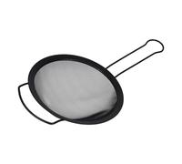 DECHOUS Colador de Acero Inoxidable Negro Mango Largo Cedazo de Malla Fina Utensilio de Cocina Resistente Oxidación para Filtrar Ingredientes en Casa 1 Unidad